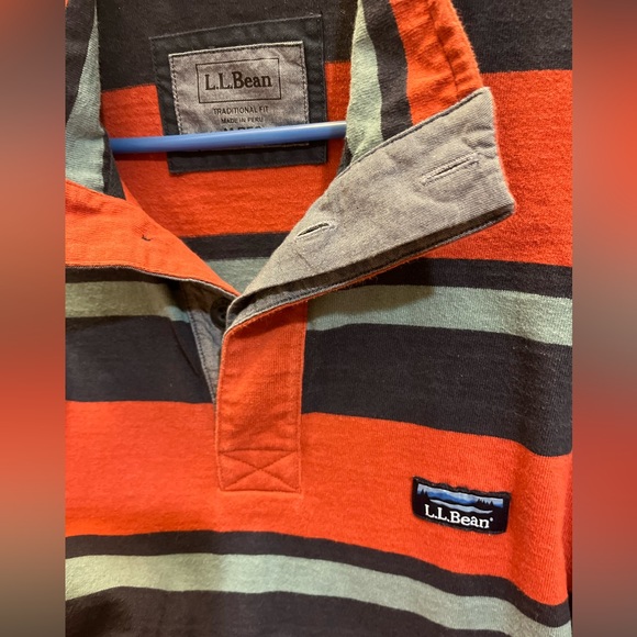 LLBean rugby shirt - Picture 2 of 3